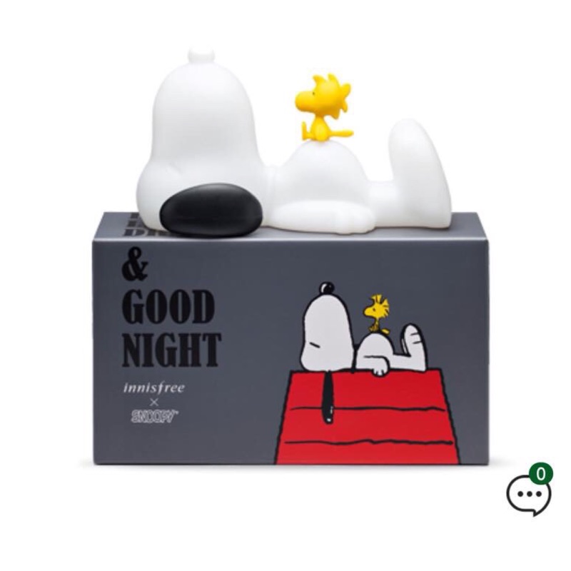 韓國 innisfree X Snoopy 聯名款 史努比LED夜燈（缺貨中）