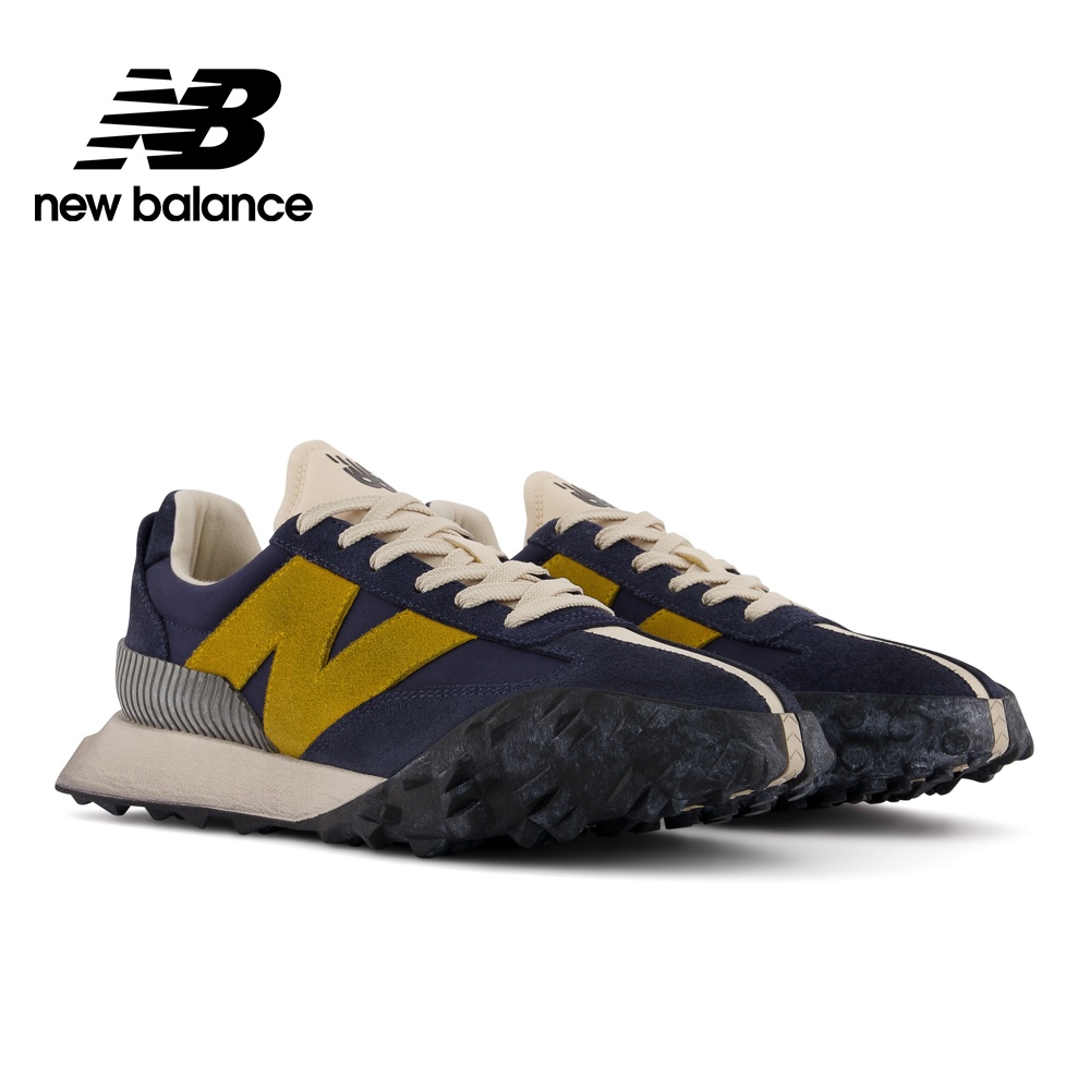 【New Balance】 NB 復古運動鞋_中性_藍黃色_UXC72KW-D楦 XC72