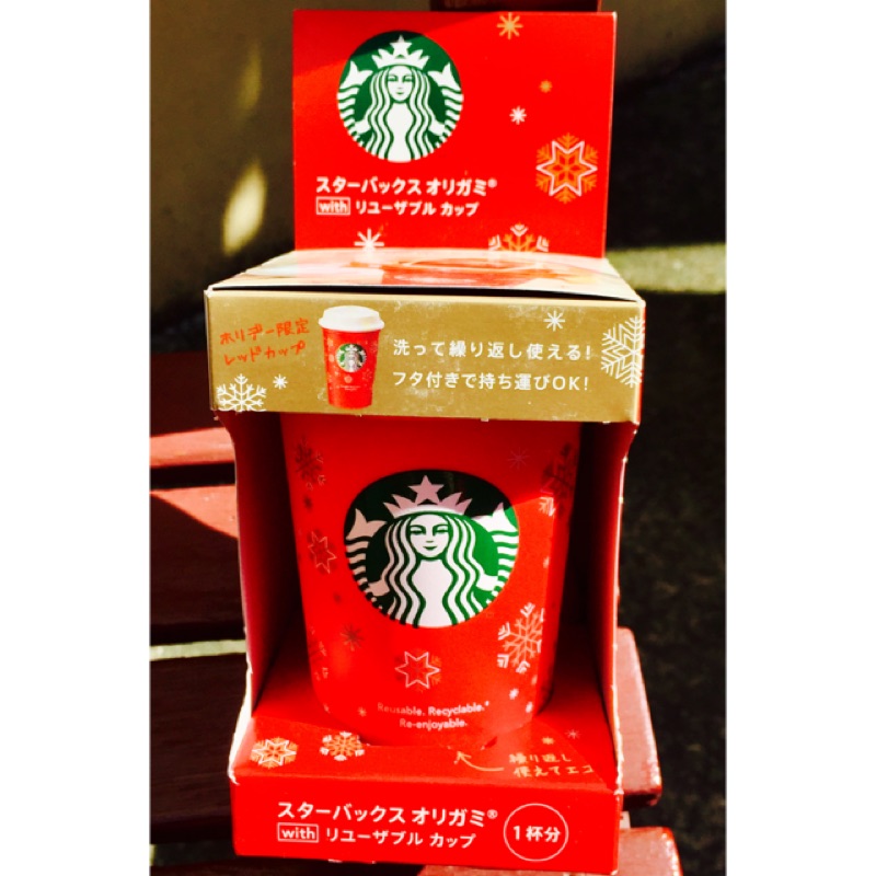 現貨全新【星巴克】日本限定星巴克濾掛咖啡聖誕節雪花款環保杯-AGF*Starbucks