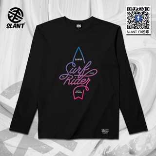 SLANT SURF RIDER 衝浪客 衝浪長袖棉T恤 SURFING衝浪運動 CATCH THE WAVE 限量出品