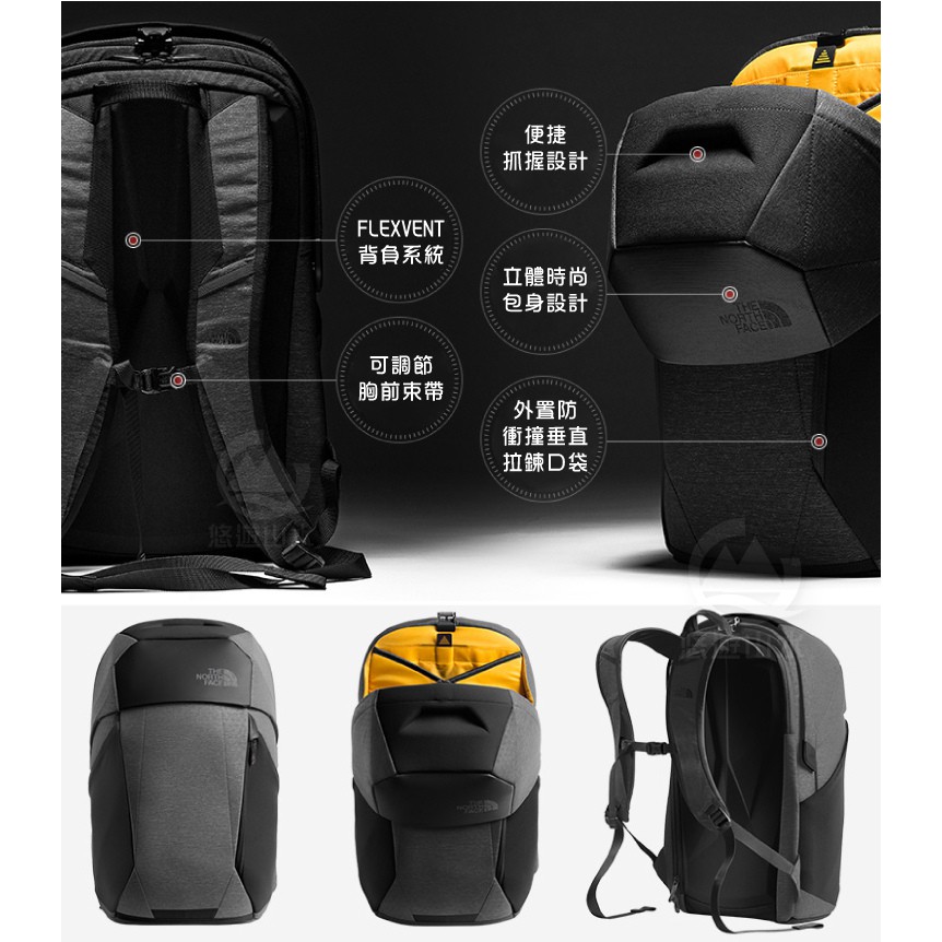 the north face access 02 25l laptop backpack
