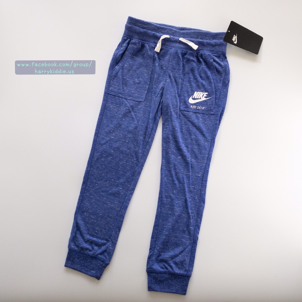☻哈利☻美國童裝 Nike 女童藍色薄長褲 (6T 7T)