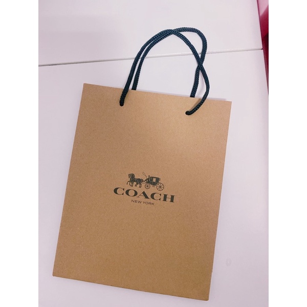 Coach 紙袋 購物袋 環保袋
