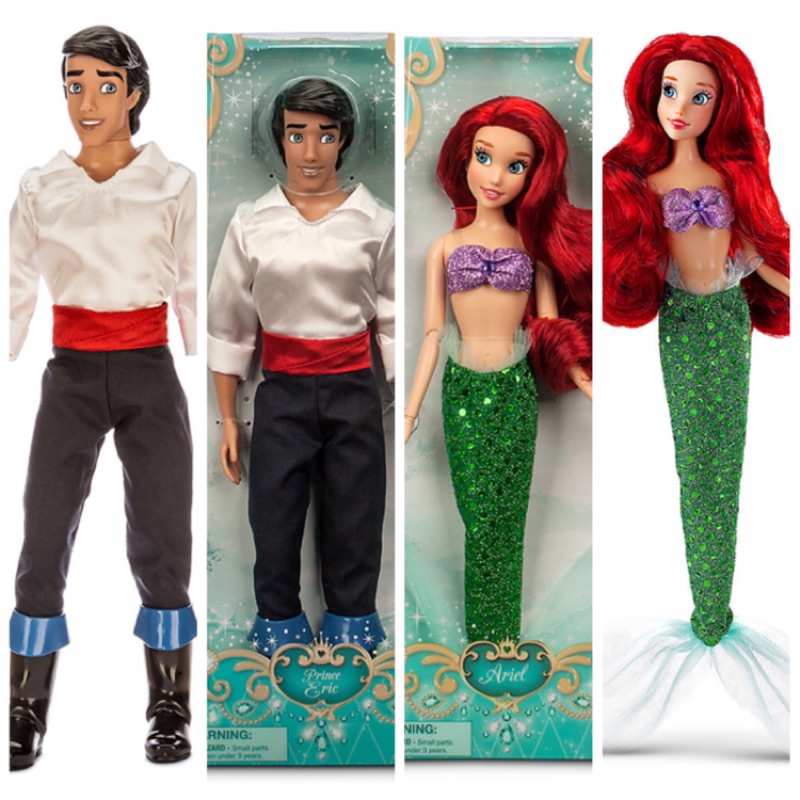 Huhu6買家專屬下標*迪士尼正版 小美人魚與艾瑞克王子 12吋芭比娃娃 （不分售）