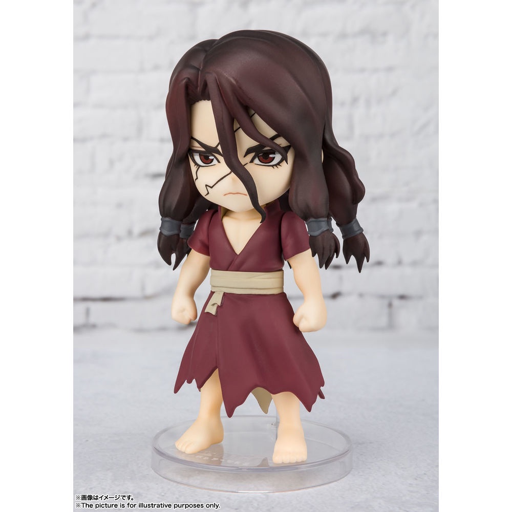 BANDAI Figuarts mini 新石紀 獅子王司 琥珀 可動完成品 豬帽子模型玩具