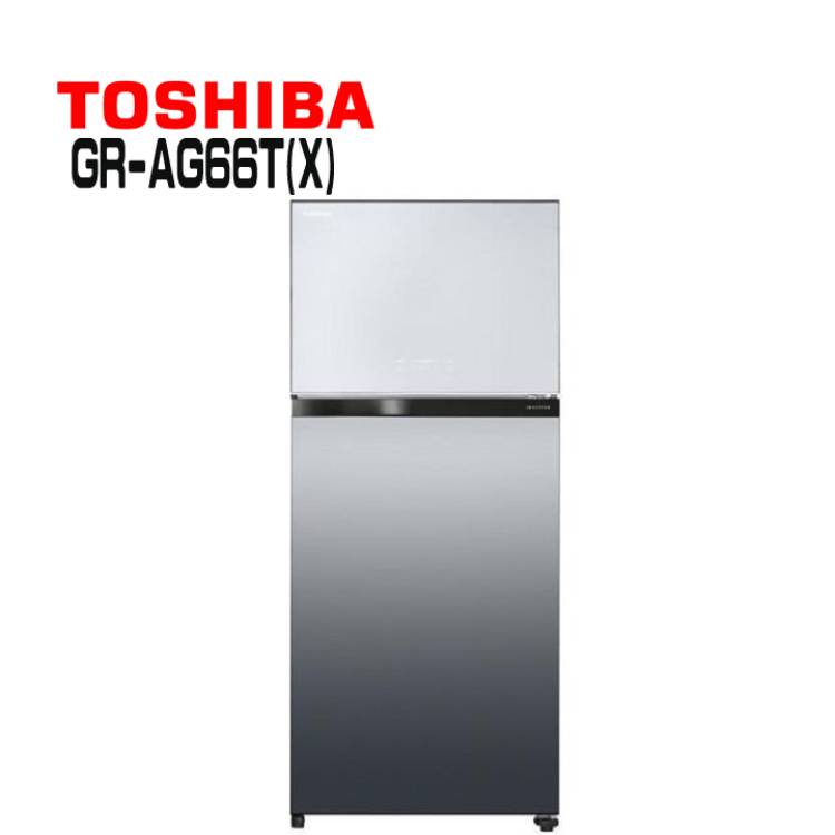 ✿聊聊最便宜✿全台配裝✿全新未拆箱 GR-AG66T(X)【TOSHIBA 東芝】 608L 極光鏡面變頻電冰箱