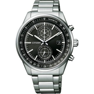 【CITIZEN星辰】CA7030-97E 光動能 計時男錶 鋼錶帶 藍寶石鏡面 黑銀 41mm 台南 時代鐘錶