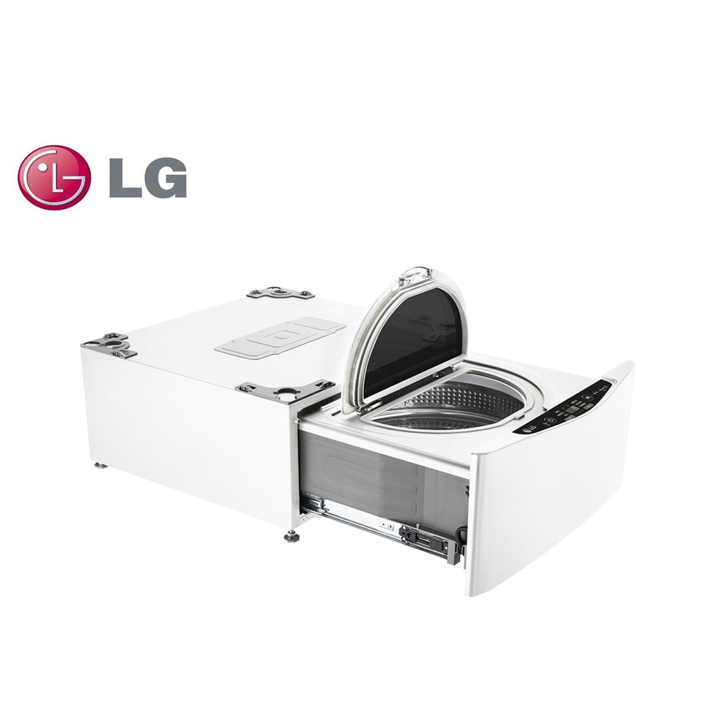 LG樂金 MiniWash迷你洗衣機 (加熱洗衣) 冰磁白 2.5公斤 WT-D250HW【雅光電器商城】