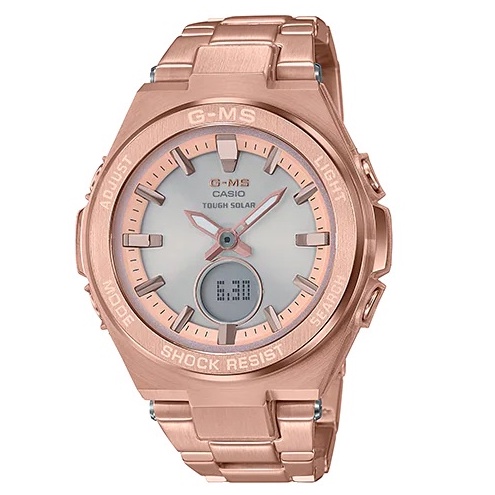 CASIO 卡西歐 BABY-G  玫瑰金 女鋼錶 MSG-S200DG-4A【Watch On-line Store】