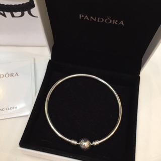 全新轉售 PANDORA Moments Charm Bangle pandora手環