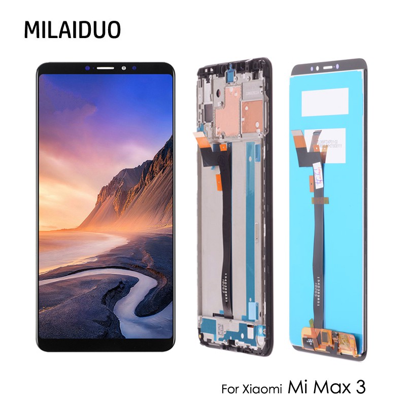 手機螢幕總成適用於小米Mi Max 3 Max3 LCD螢幕總成 液晶螢幕 玻璃觸控面板
