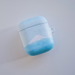 【方坊】AirPods 1/2/3 蘋果硬耳機保護殼 晴空富士 韓國製 日本富士山