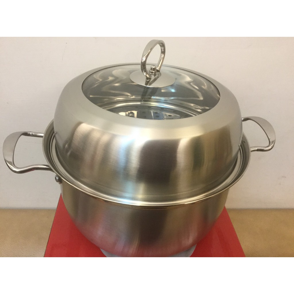 Dashiang大相 日式304不銹鋼24CM蒸煮鍋DS-B4324湯鍋鍋具