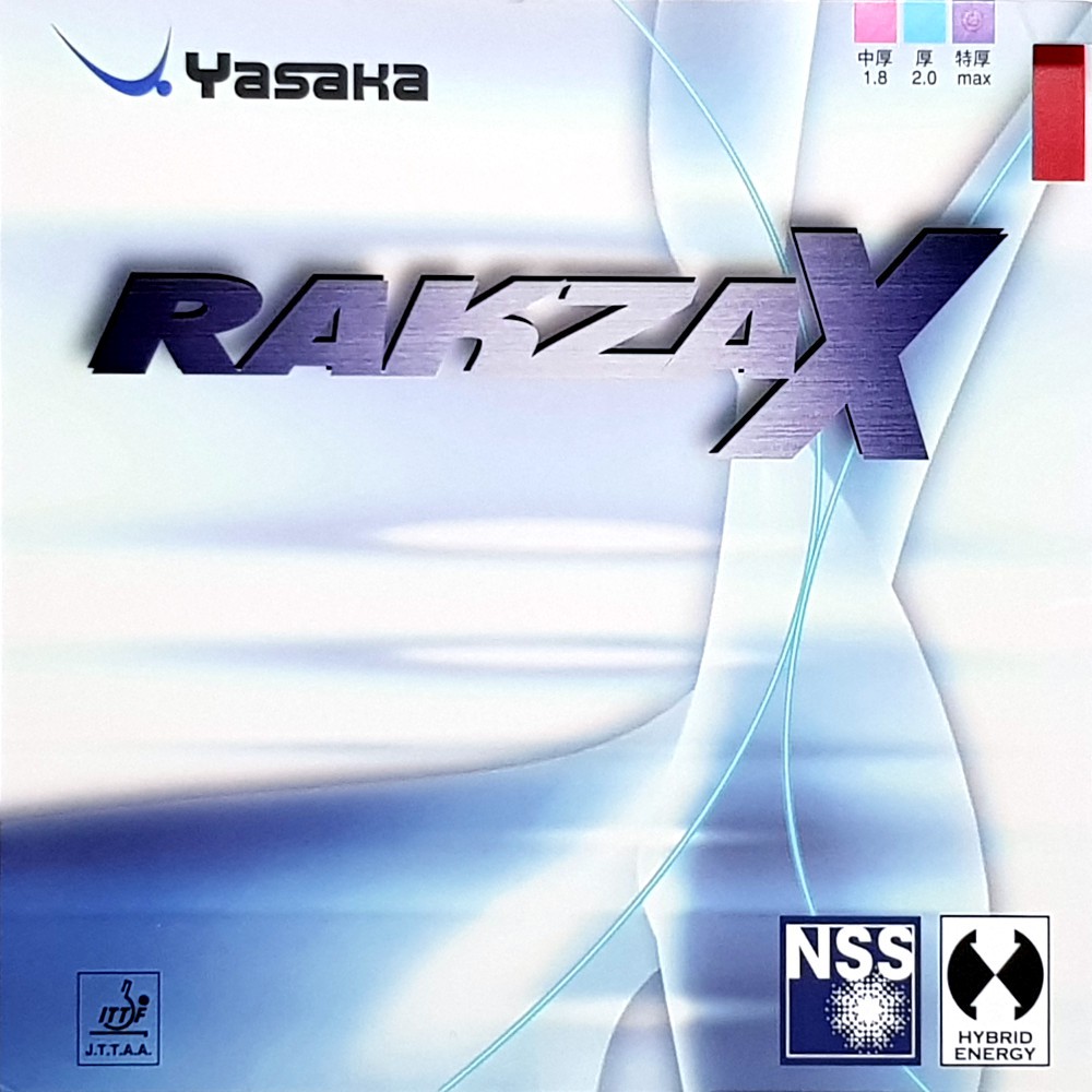 *桌球狂* YASAKA Rakza X桌球膠皮  (RX 黑色/紅色 max) 德國製 快攻弧圈型正反手攻擊型