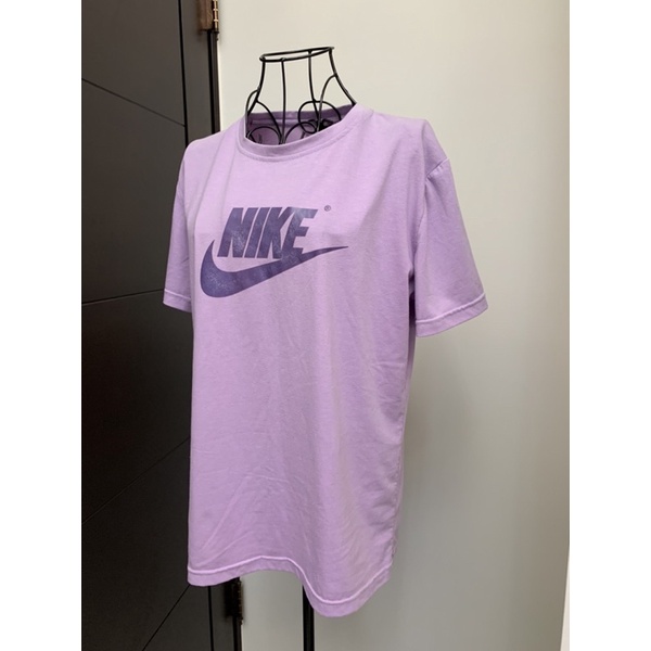 NIKE紫色短袖上衣F/8成新在家舒服穿