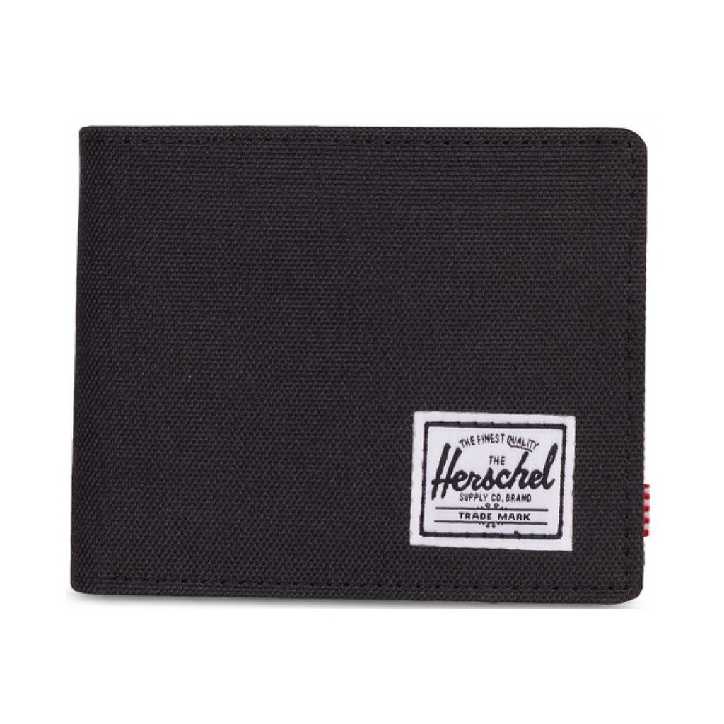 HERSCHEL 10403-00001 ROY WALLET +COIN 尼龍 帆布 零錢袋 短夾 (黑) 化學原宿