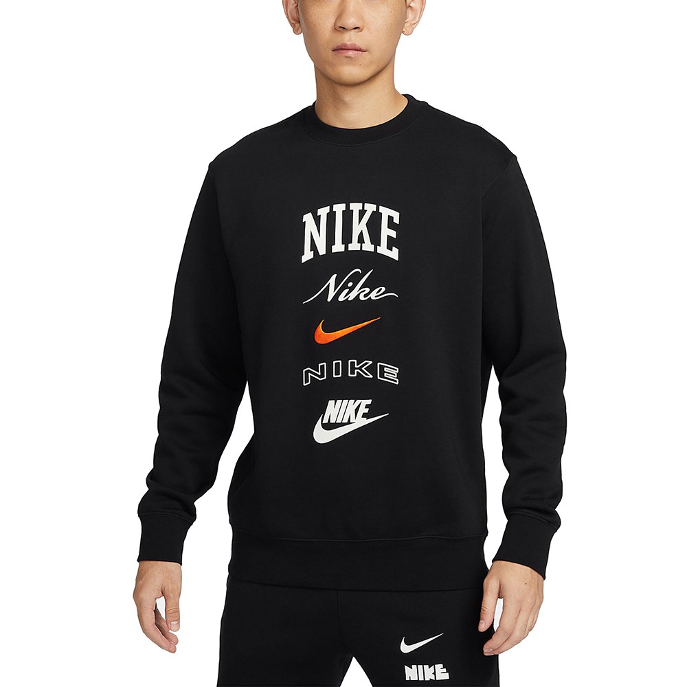 NIKE 男 AS M NK CLUB BB CREW 流行 休閒圓領T(長)-FN2611010 廠商直送