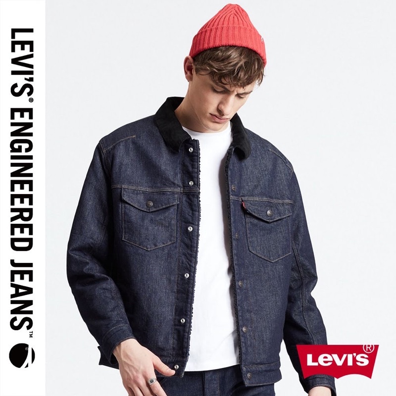 ［全新絕版］原價5490 L號 Levis 3D LEJ Sherpa 牛仔外套