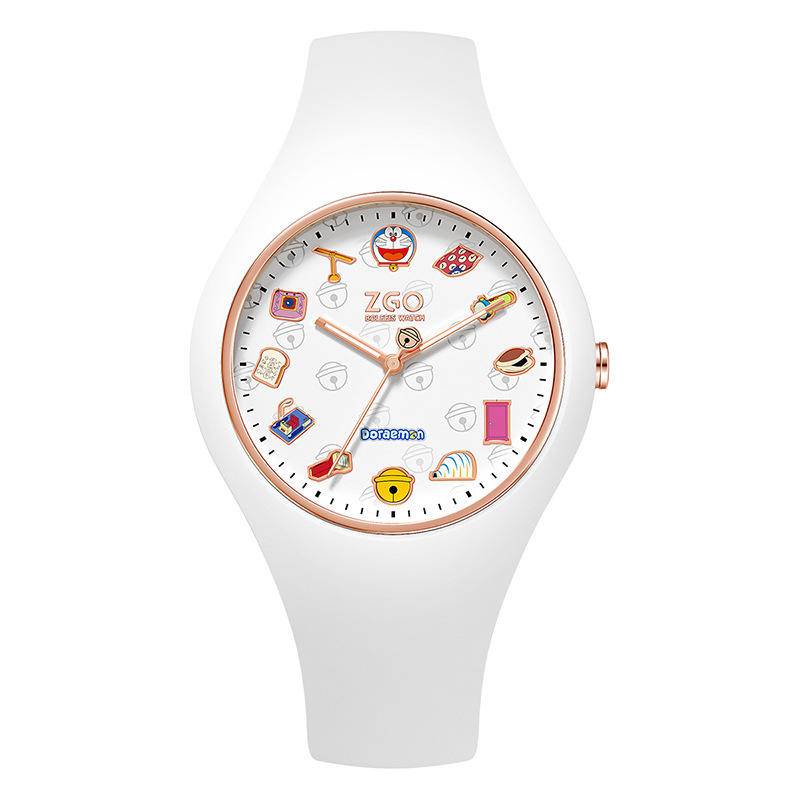 哆啦A夢手錶2022新款男女學生矽膠錶帶卡通防水石英錶
