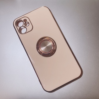 iPhone 11直邊全包防摔手機殼 指環