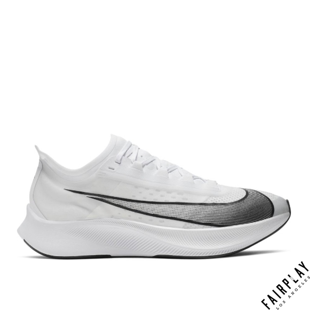 Nike Zoom Fly 3 白 男鞋 低筒 輕量 運動鞋 慢跑鞋 AT8240-100