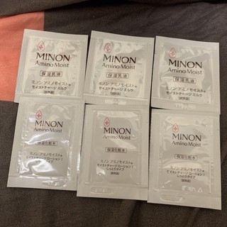 日本 MINON 保濕潤澤化粧水(清爽型I)1ml+氨基酸保濕乳液0.5ml 各3包 共6包 旅行包❤️