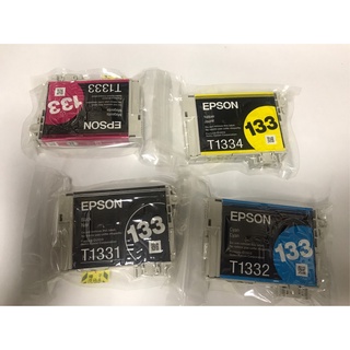 EPSON 原廠墨水匣133 黑色、藍色.紅色.黃色(T1331 T1332.T1333.T1334)