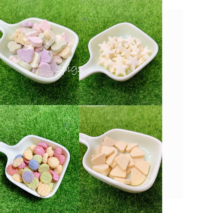 【三隻小豬寵物用品-隔日配】Minishow 倉鼠奶酪羊奶鈣片 奶片 曲奇 倉鼠 鼠食 寵物零食 蔬果乾 老鼠零食