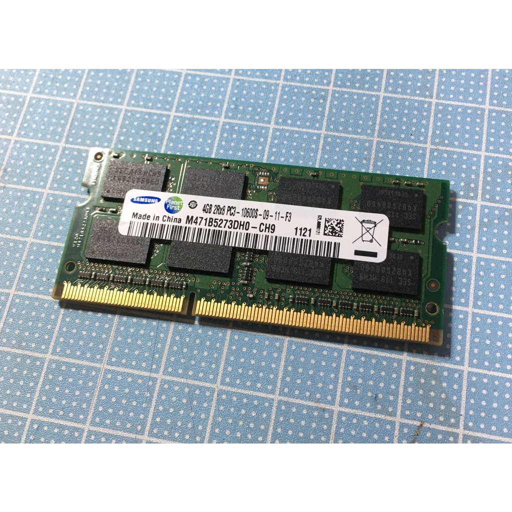筆記型電腦_Ram記憶體1.5V_DDR3_1333_4G_三星