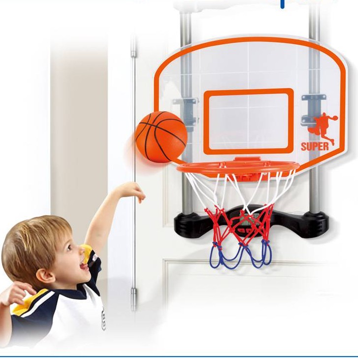 室內籃球框~計分籃框-透明籃板+彈簧框+籃球-自動計分籃球架-掛式籃球架(計分+有聲音)-籃球架