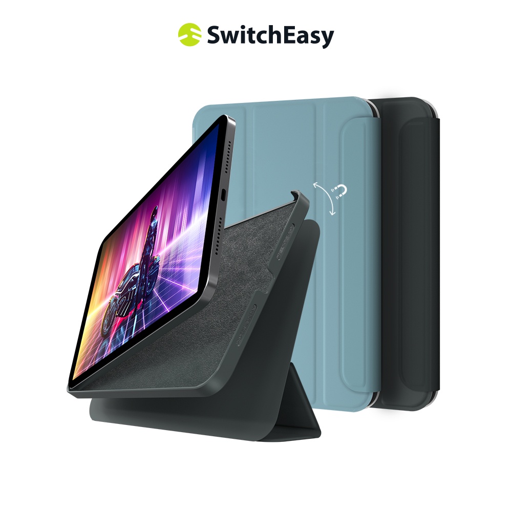 SwitchEasy 魚骨牌 Origami+ iPad mini 6 磁吸可拆式支架保護殼 8.3吋