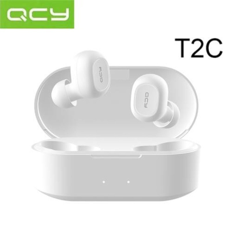 QCY T2C 真無線藍牙耳機 使用狀況良好 附上全新耳帽/入耳式矽膠套