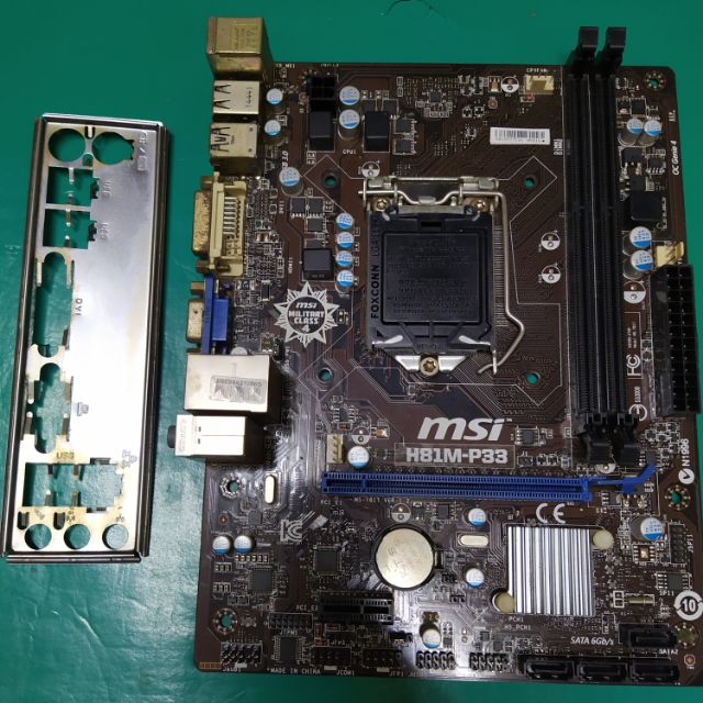 微星 MSI 主機板 ( H81M-P33 ) , USB3.0 (1150 腳位 )