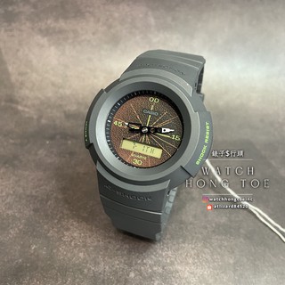 錶子$行頭[] CASIO G-SHOCK 復刻經典AW-500系列雙顯示電子錶-黑(AW 