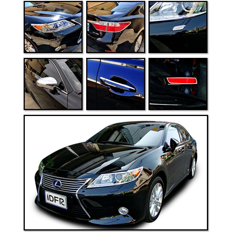圓夢工廠 Lexus ES200 ES250 ES300h 2012~2015 前燈框 後燈框 後視鏡蓋 車門把手蓋配件