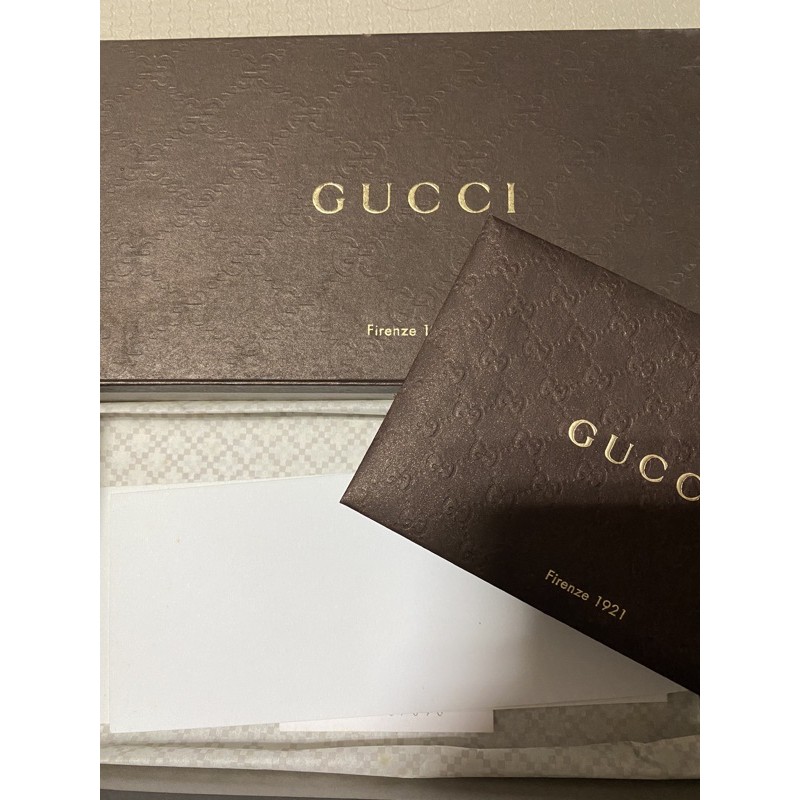 Gucci 長夾購證 盒子 給Lin 下標
