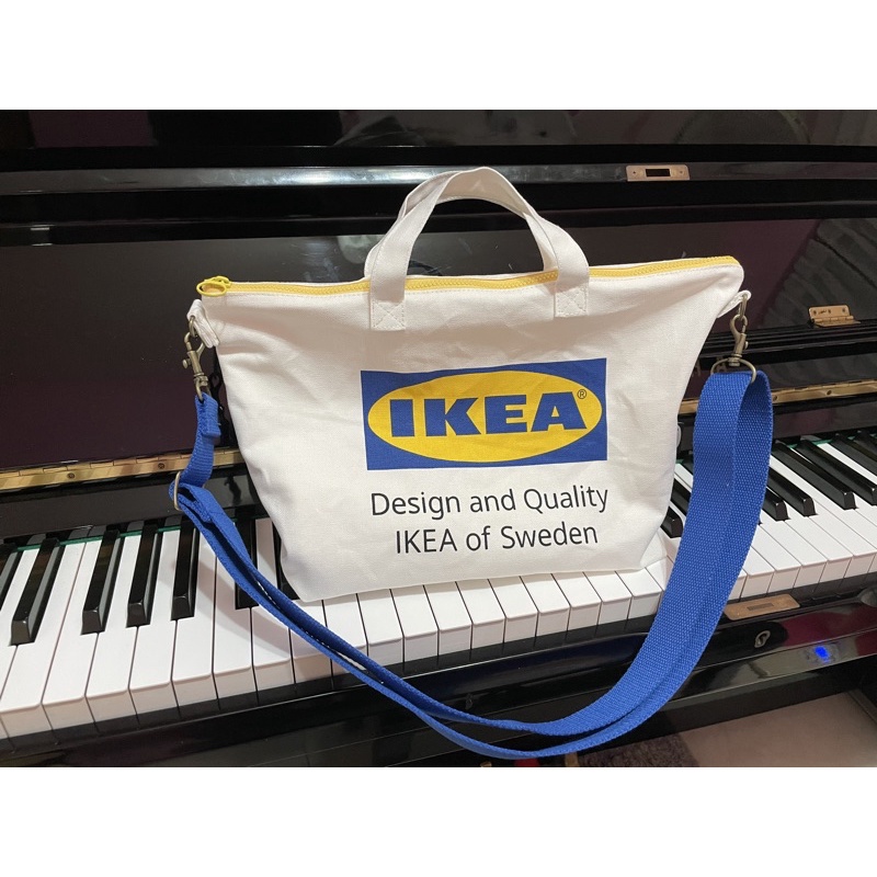 IKEA宜家帆布購物袋代購+改造成手提肩背二用包