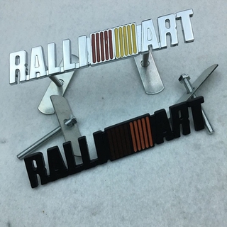1 x Ralliart徽標3D金屬汽車前格栅徽章