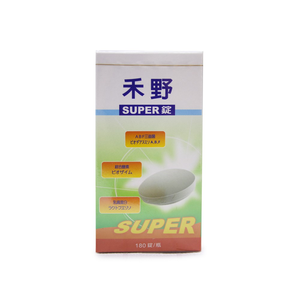 禾野SUPER錠 綜合消化酵素 ABF三益菌 250mgX180粒／瓶