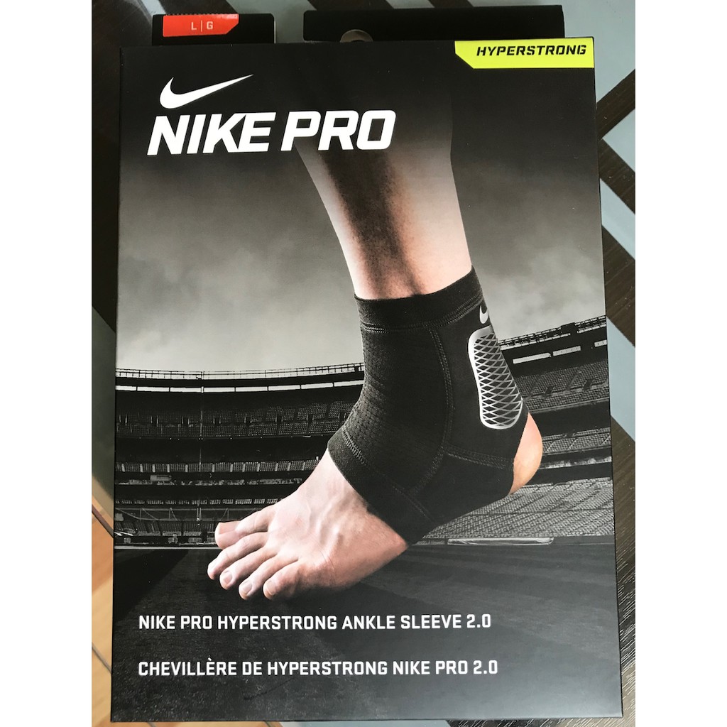 二手 NIKE PRO 第二代黑色護踝套 運動護具 (L size 型號AC3910-066 原價: 620NT)