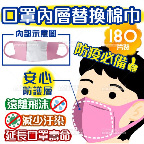 口罩內層替換棉巾 180片 809 遠離飛沫延長口罩壽命防疫 超商取貨最多4盒 蝦皮購物