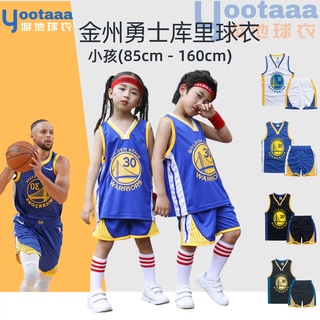 金州勇士球衣兒童【三色】 30號 Stephen Curry 小孩籃球訓練套裝 親子服 兒童運動服飾 NBA童裝 現貨