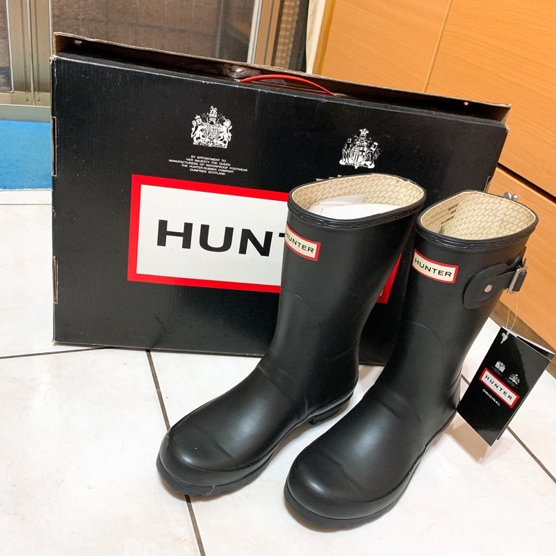 Hunter雨靴 （黑）霧面