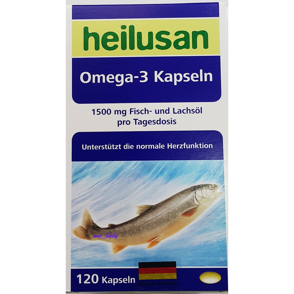 【德國 Heilusan 好立善】純淨深海鮭魚油120粒 / EUREYE全方位葉黃素複方軟膠囊 30粒