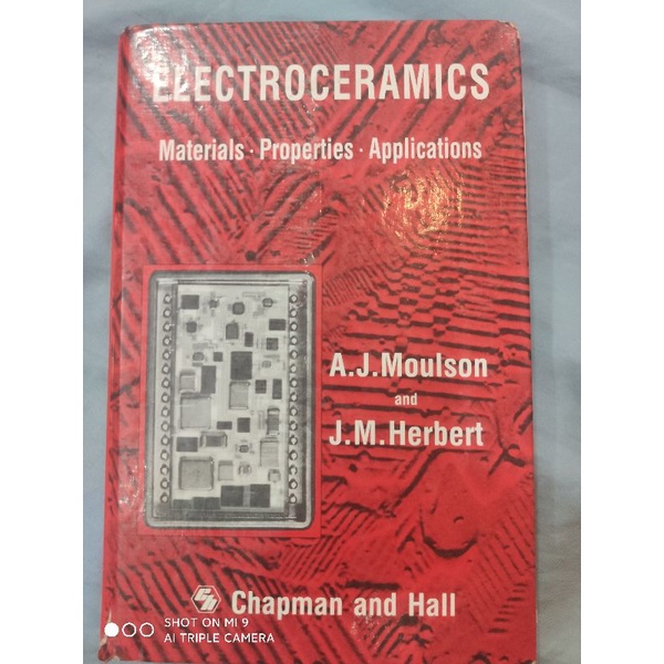 清大材料電子陶瓷用書，Electroceramics Materials.Priperties.Applications