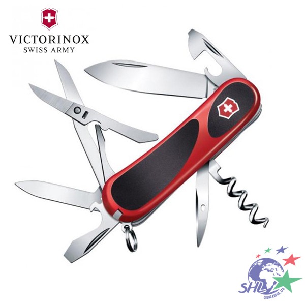 Victorinox 維氏瑞士刀EvoGrip 14 紅黑防滑14用 / 2.3903.C / VN130【詮國】