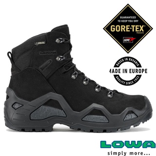 【LOWA】男 款中筒超輕量全防水多功能登山軍用鞋 Z-6S GTX C 戰術靴 戰鬥靴 生存遊戲 黑 LW310688