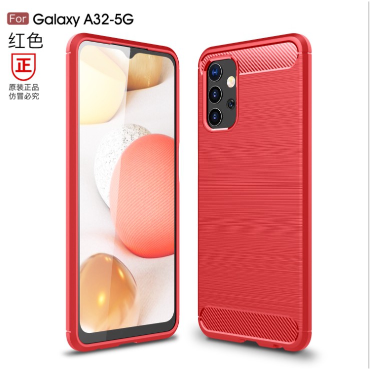 S21+三星Galaxy A32 5G手機殼A12碳纖維拉絲防摔殼A42保護殼S21系列三星S21 Ultra