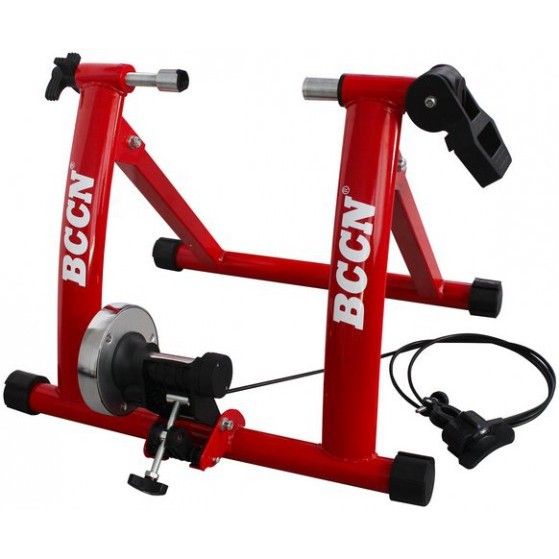 【冠鑫自行車】BCCN 線控 七段式 培林磁阻 訓練台 練習台 適用 26吋~29吋、700c 紅色
