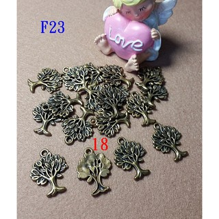 【五金飾品材料】立體生命之樹/古銅色吊飾5元